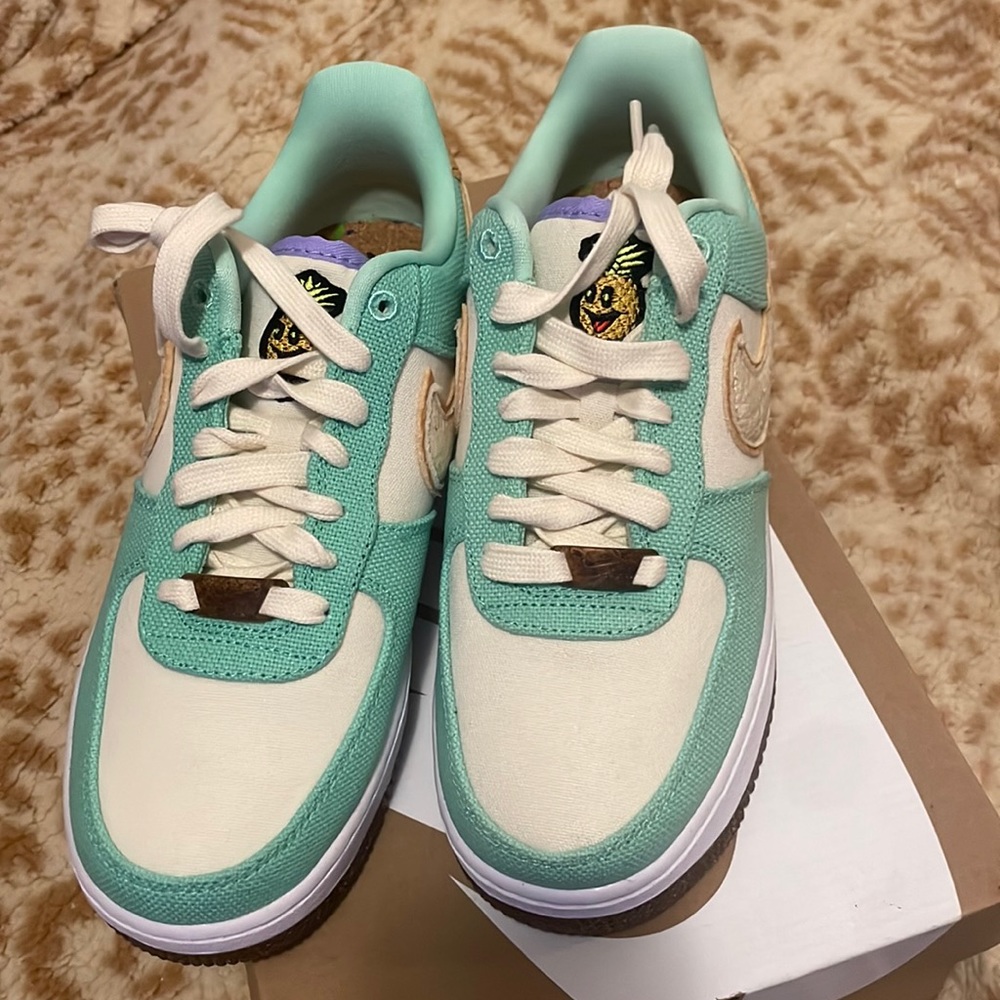 Nike Air Force 1 Teal 7.5  wmns